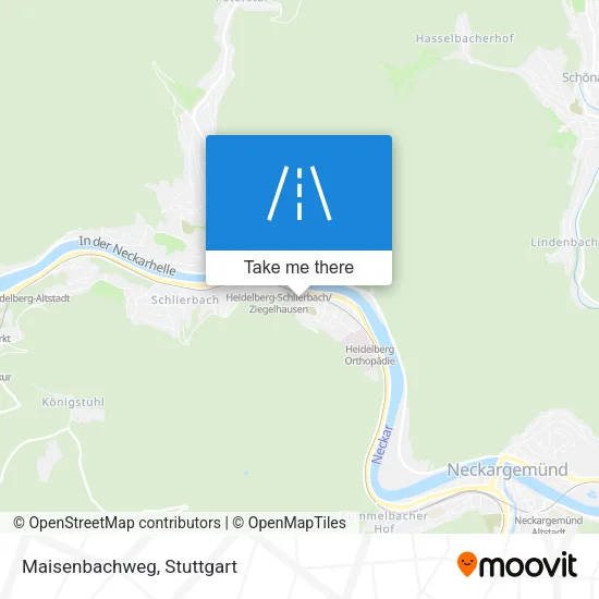 Maisenbachweg map