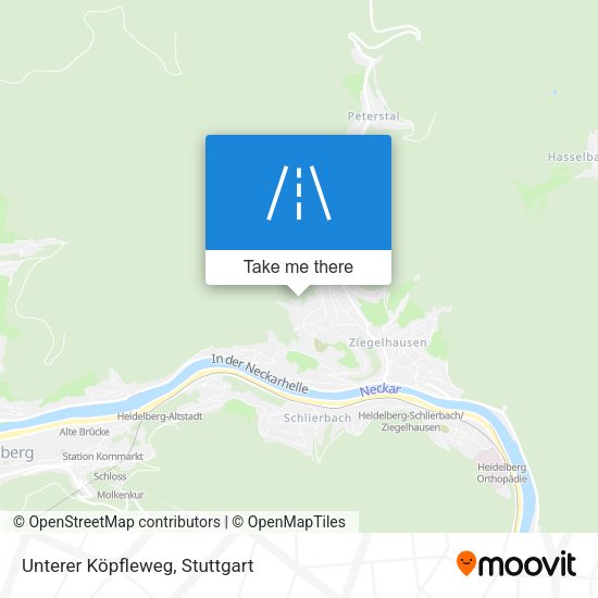 Unterer Köpfleweg map
