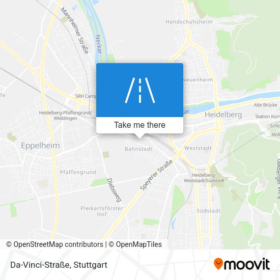 Da-Vinci-Straße map