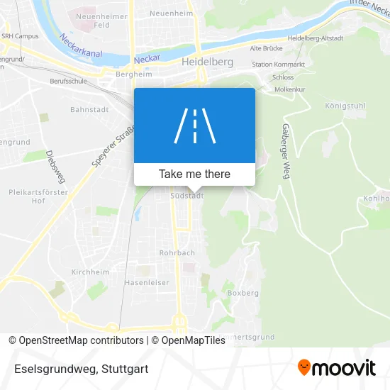 Карта Eselsgrundweg