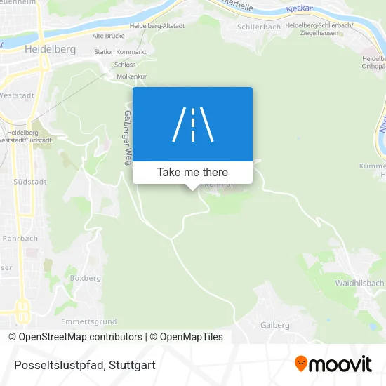 Карта Posseltslustpfad