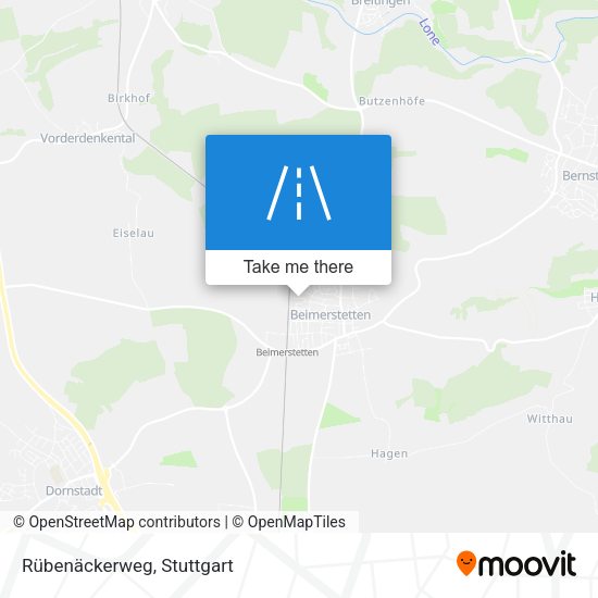 Rübenäckerweg map