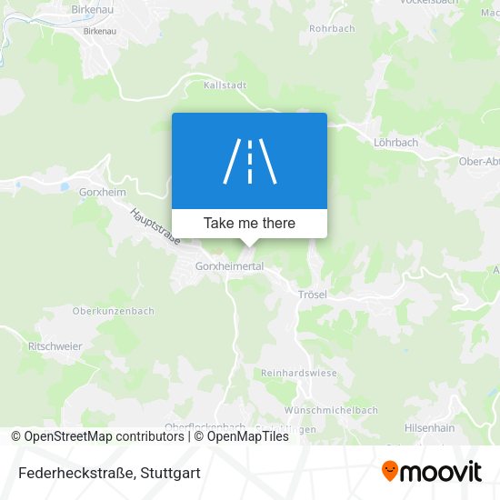 Federheckstraße map