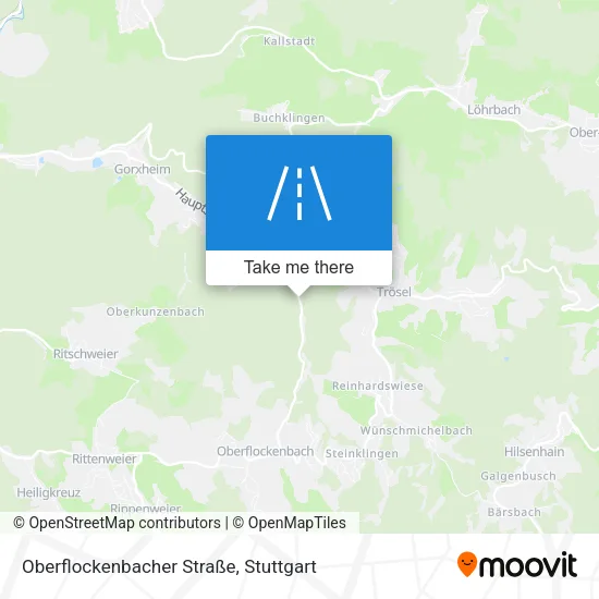 Карта Oberflockenbacher Straße