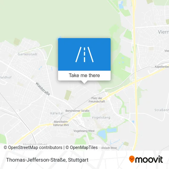 Карта Thomas-Jefferson-Straße