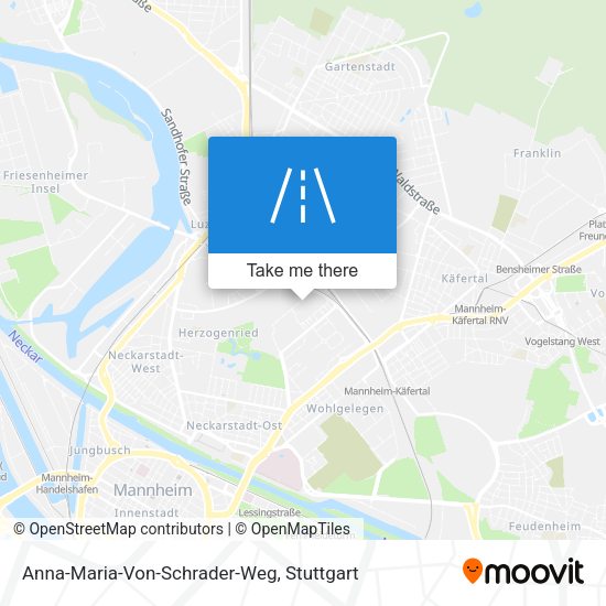 Anna-Maria-Von-Schrader-Weg map