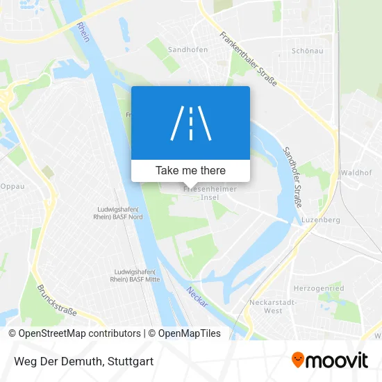 Карта Weg Der Demuth