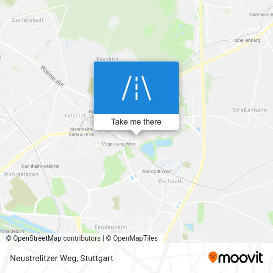 Карта Neustrelitzer Weg