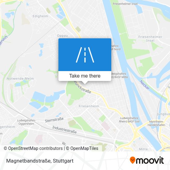 Magnetbandstraße map