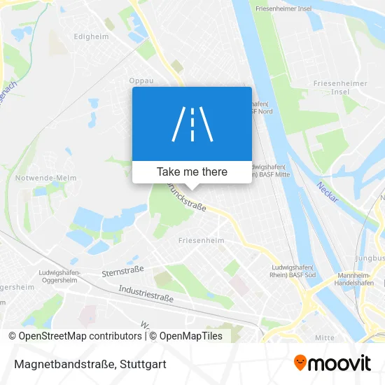 Карта Magnetbandstraße