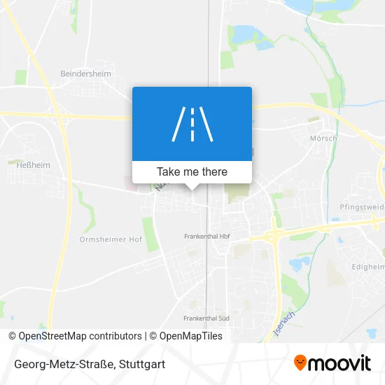 Карта Georg-Metz-Straße