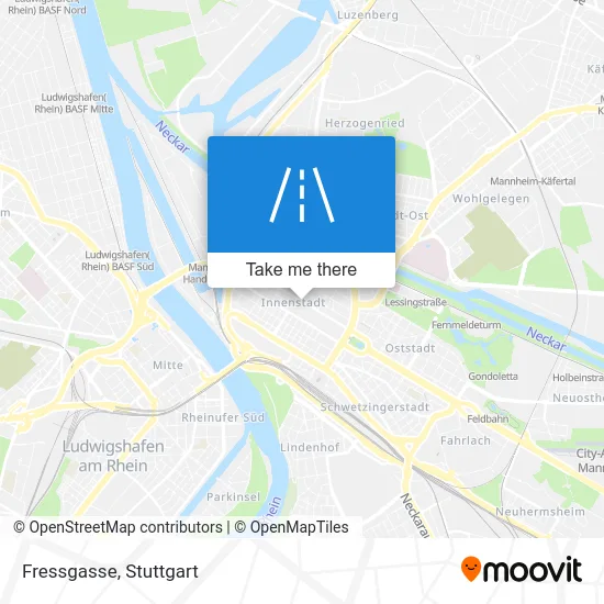 Карта Fressgasse