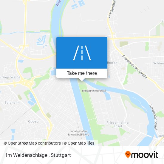 Im Weidenschlägel map