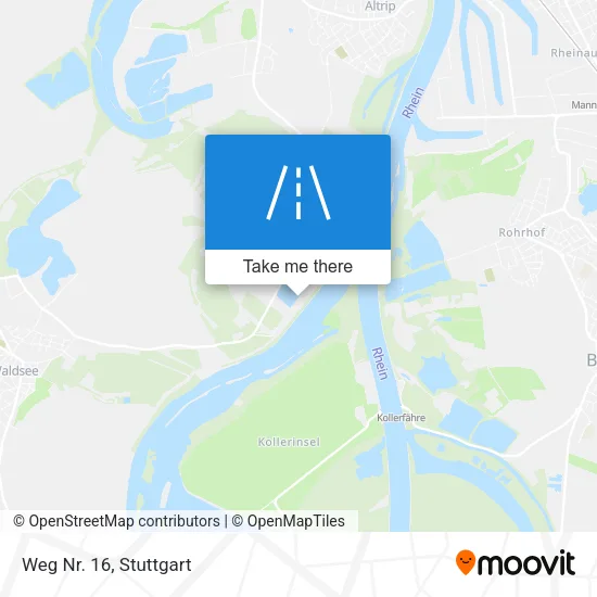 Карта Weg Nr. 16