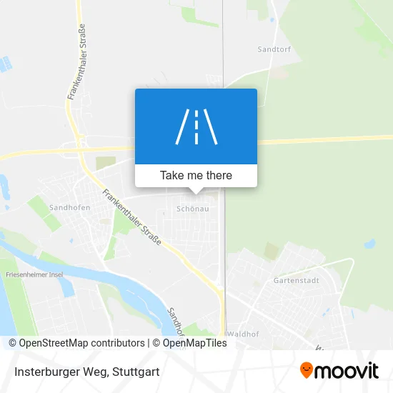 Insterburger Weg map