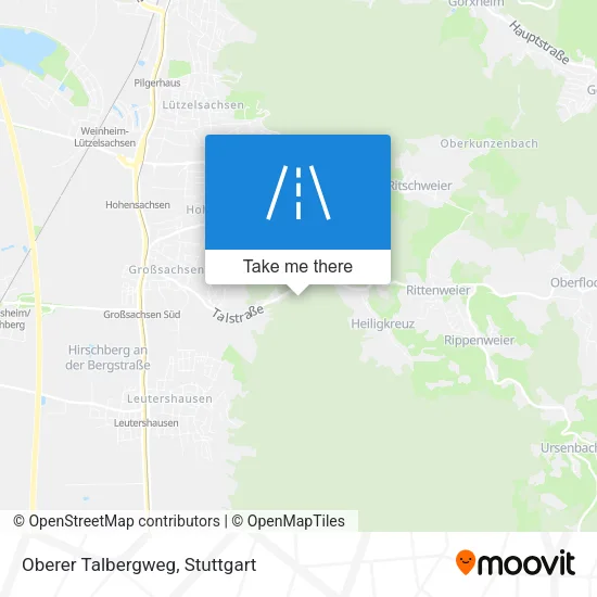 Карта Oberer Talbergweg