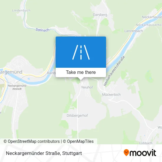 Карта Neckargemünder Straße