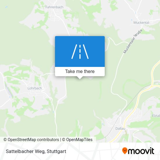 Sattelbacher Weg map