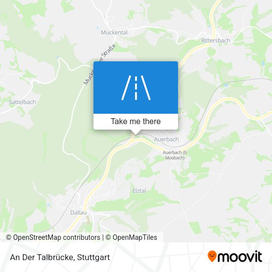 An Der Talbrücke map