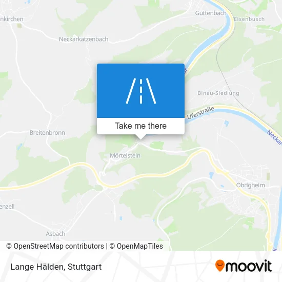 Карта Lange Hälden