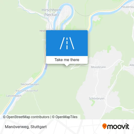 Карта Manöverweg