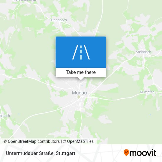 Карта Untermudauer Straße
