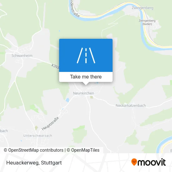 Карта Heuackerweg