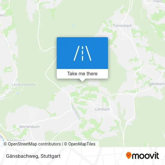 Gänsbachweg map