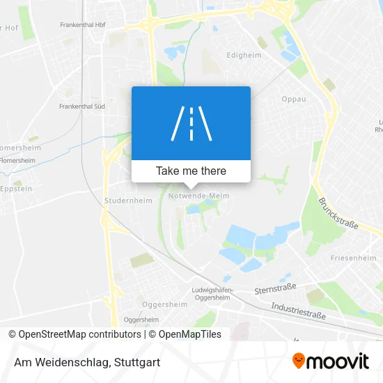 Карта Am Weidenschlag