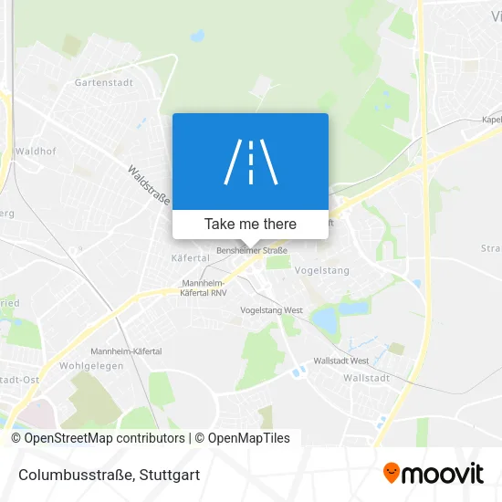 Карта Columbusstraße