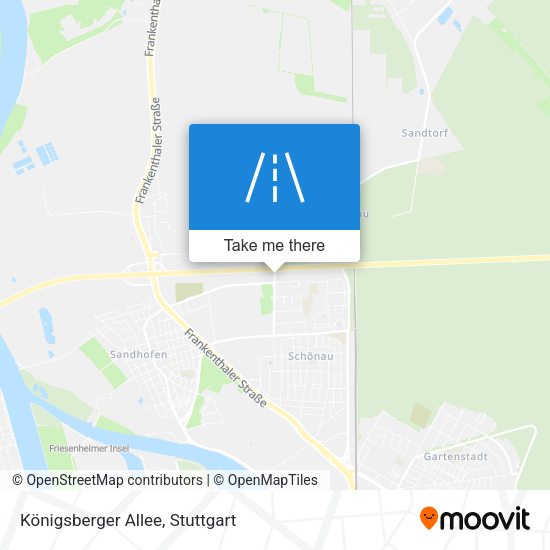 Königsberger Allee map