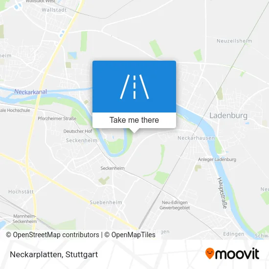 Карта Neckarplatten