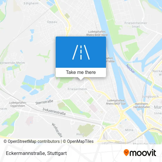 Карта Eckermannstraße