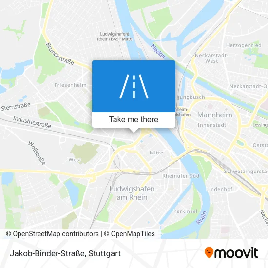 Карта Jakob-Binder-Straße