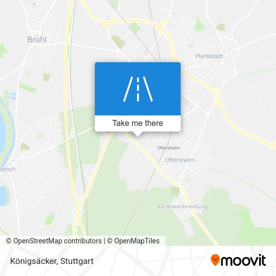 Königsäcker map