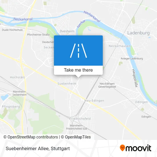 Карта Suebenheimer Allee