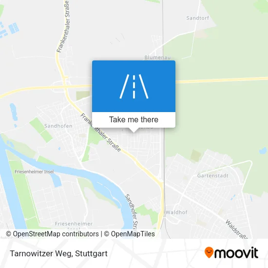 Карта Tarnowitzer Weg