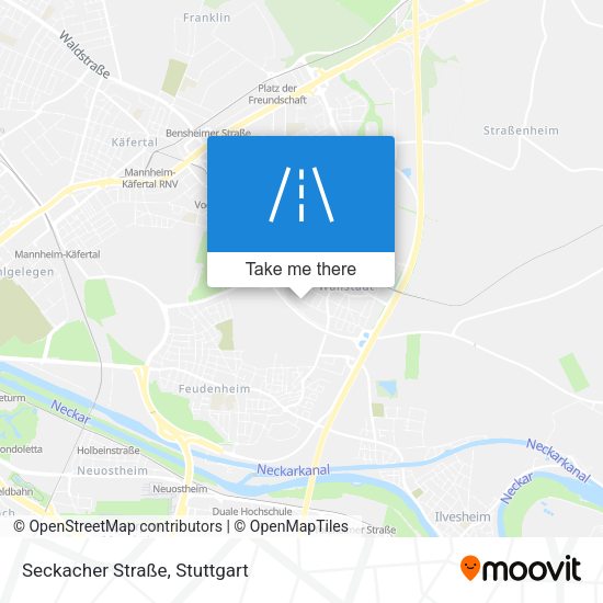 Seckacher Straße map