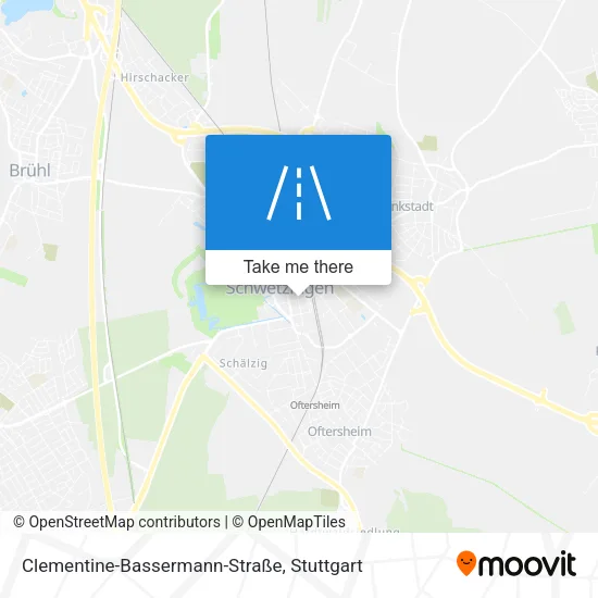 Карта Clementine-Bassermann-Straße