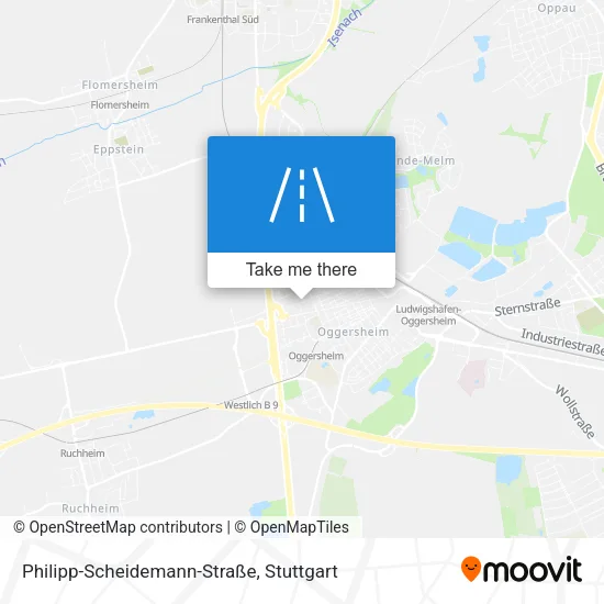 Карта Philipp-Scheidemann-Straße