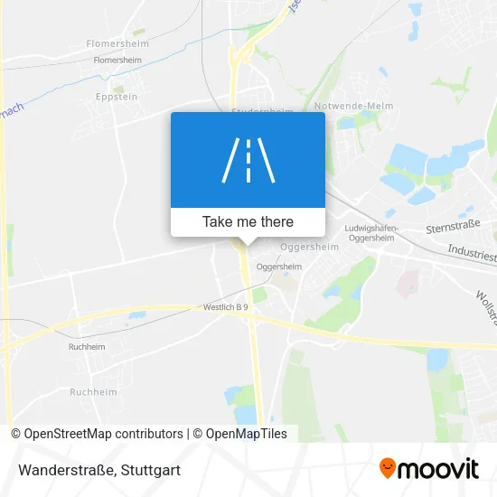 Wanderstraße map