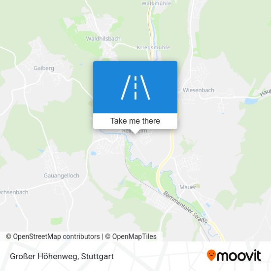 Großer Höhenweg map
