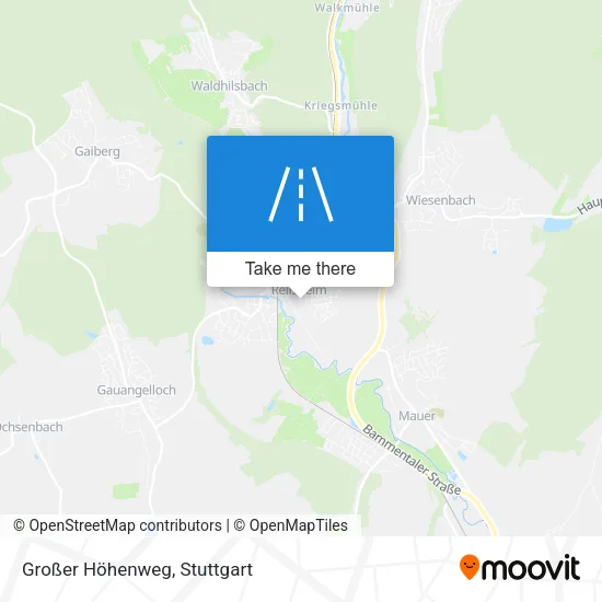 Großer Höhenweg map