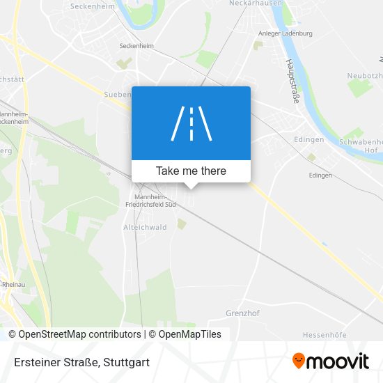 Ersteiner Straße map