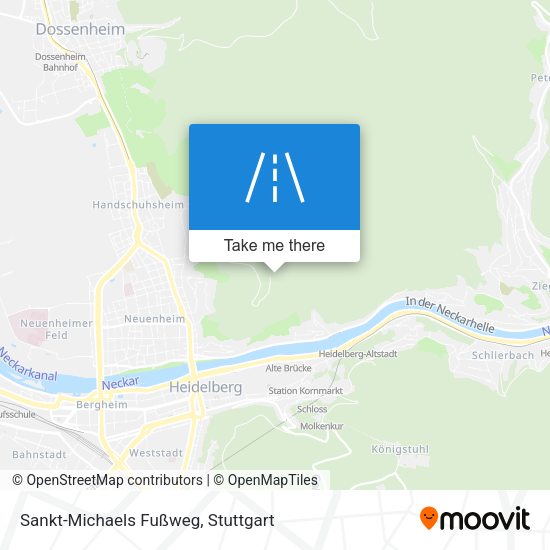 Sankt-Michaels Fußweg map