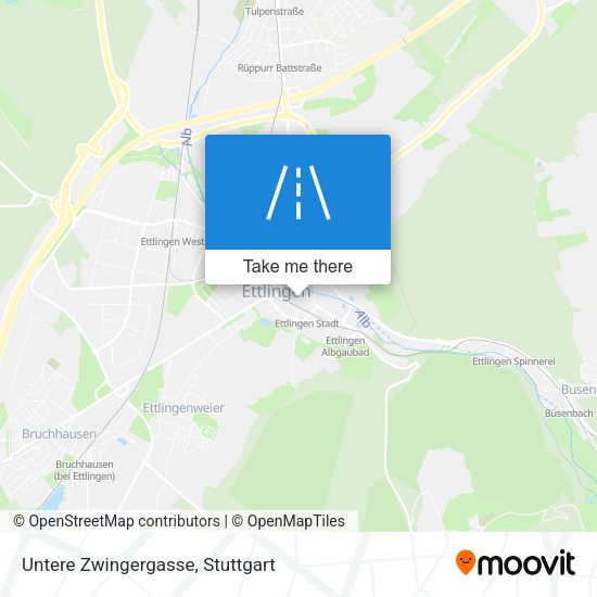 Untere Zwingergasse map