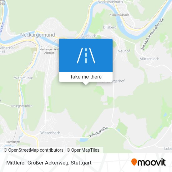 Mittlerer Großer Ackerweg map