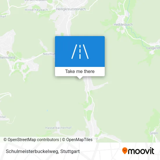Карта Schulmeisterbuckelweg