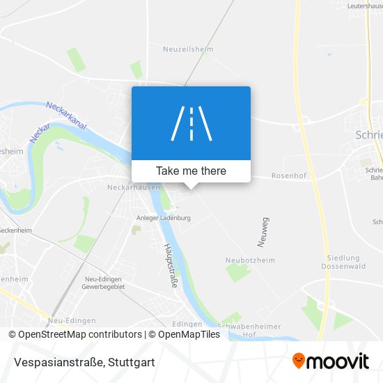 Vespasianstraße map