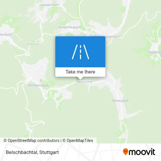 Карта Belschbachtal